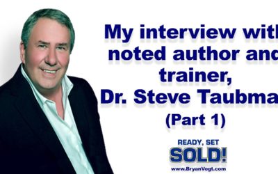 My interview with noted author and trainer Dr. Steve Taubman about the pandemic (Part 1)