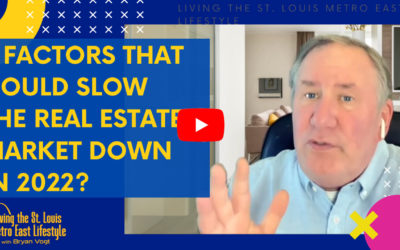 What are 3 factors that could slow the real estate market down in 2022?